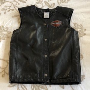 Kids size 6 Harley Davidson vest